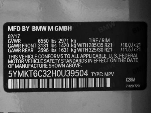 Used 2017 BMW X5 M AWD/4WD image 65