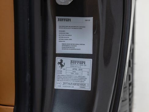 Certified 2015 Ferrari F12 Berlinetta image 82