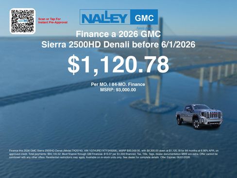 New 2026 GMC Sierra 2500 Denali w/ Denali Reserve Package AWD/4WD image 7