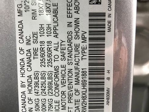 Used 2020 Honda CR-V EX-L image 16