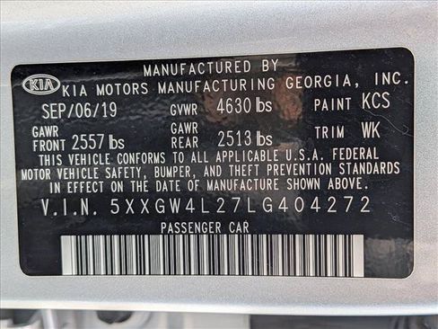Used 2020 Kia Optima SX FWD image 25
