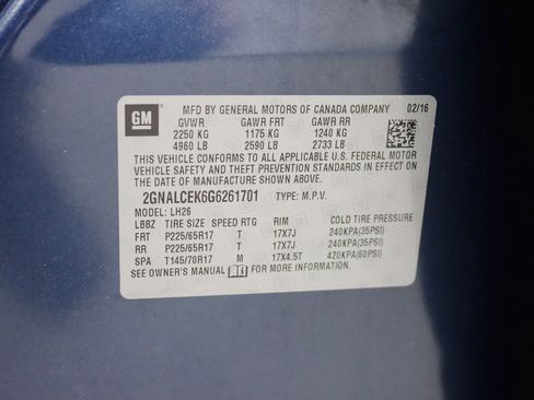 Used 2016 Chevrolet Equinox LT w/ Convenience Package FWD image 34