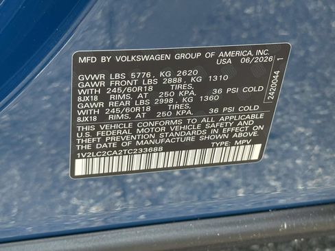 New 2026 Volkswagen Atlas Cross Sport SE AWD/4WD image 16