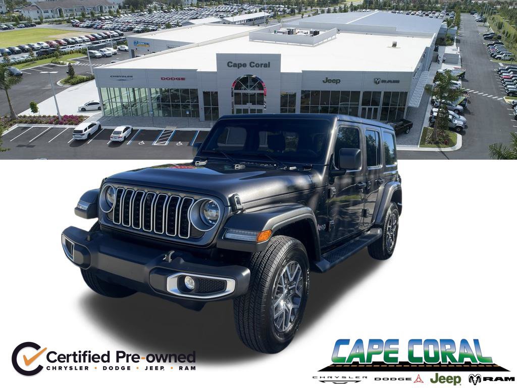 Used 2025 Jeep Wrangler Unlimited Sahara w/ Technology Group AWD/4WD 360° Tour