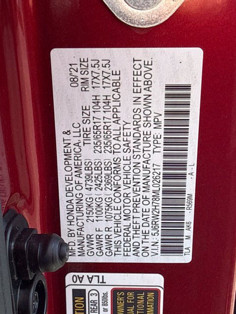 Certified 2021 Honda CR-V Special Edition image 23