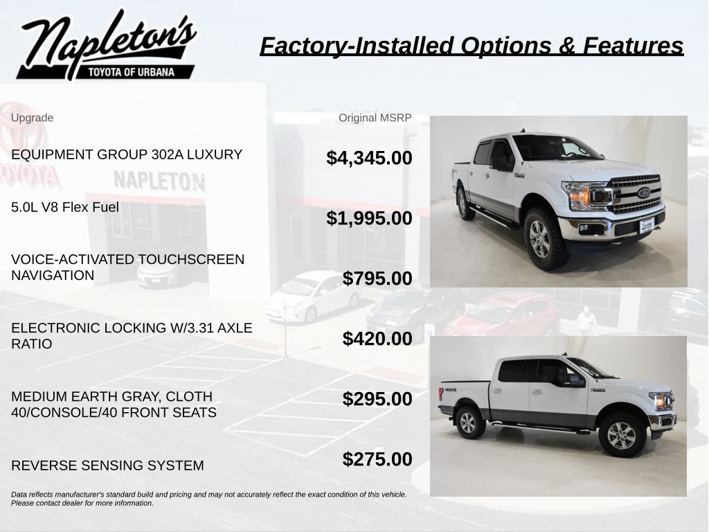 Used 2020 Ford F150 XLT w/ Equipment Group 302A Luxury AWD/4WD image 4