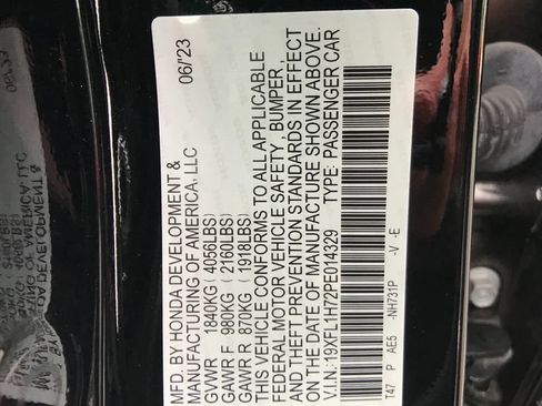Used 2023 Honda Civic EX-L image 16