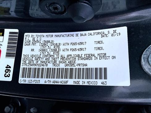 Used 2019 Toyota Tacoma TRD Sport w/ Technology Package image 33