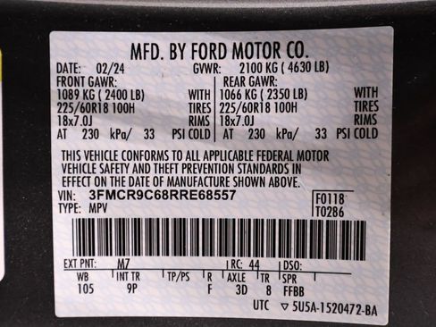 Certified 2024 Ford Bronco Sport Outer Banks w/ Tech Package AWD/4WD image 46