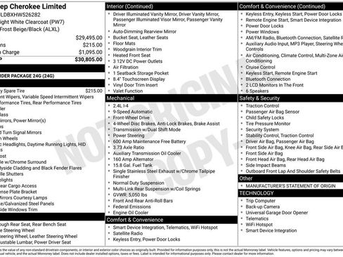 Used 2017 Jeep Cherokee Limited image 31