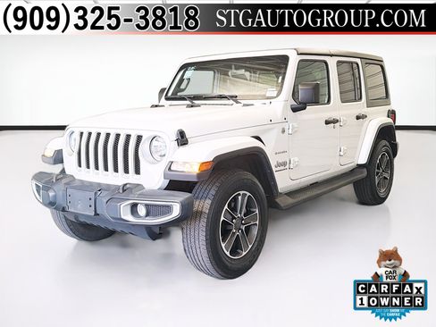Used 2023 Jeep Wrangler Unlimited Sahara w/ Cold Weather Group AWD/4WD image 1