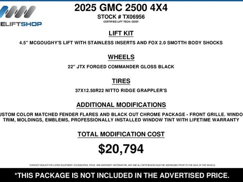 Used 2025 GMC Sierra 2500 AT4 w/ Technology Package image 2