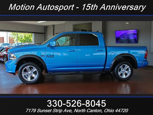 Used 2018 RAM 1500 Sport w/ Hydro Blue Sport Package AWD/4WD image 7
