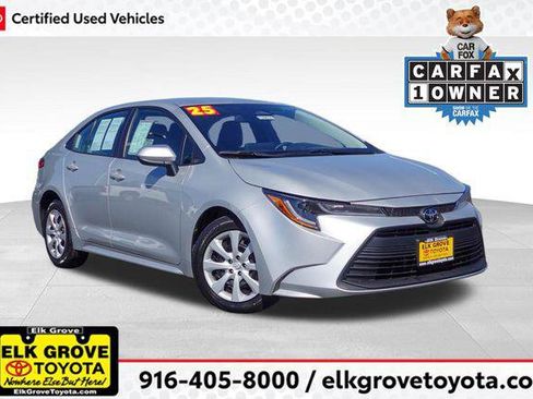 Certified 2025 Toyota Corolla LE FWD image 1