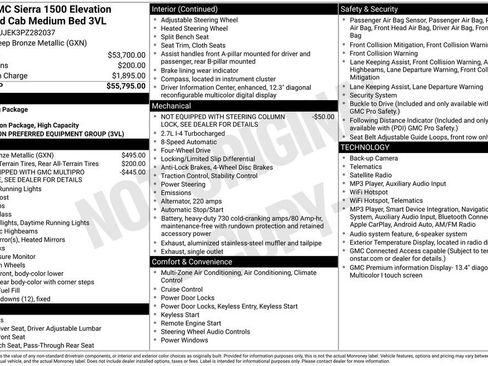 Used 2023 GMC Sierra 1500 Elevation AWD/4WD image 10