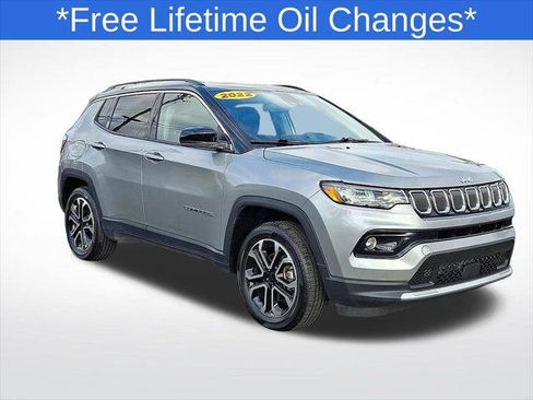 Certified 2022 Jeep Compass Limited w/ Sun and Sound Group AWD/4WD image 1
