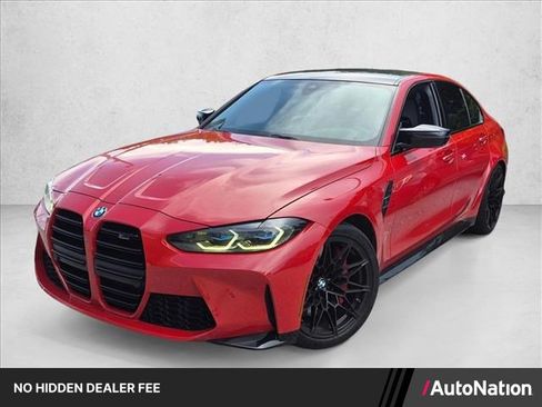 Used 2021 BMW M3 Competition w/ Executive Package RWD image 1