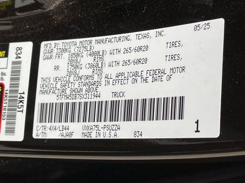 Used 2025 Toyota Tundra 1794 Edition AWD/4WD image 35