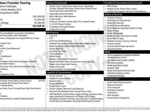 New 2026 Subaru Forester Touring image 5