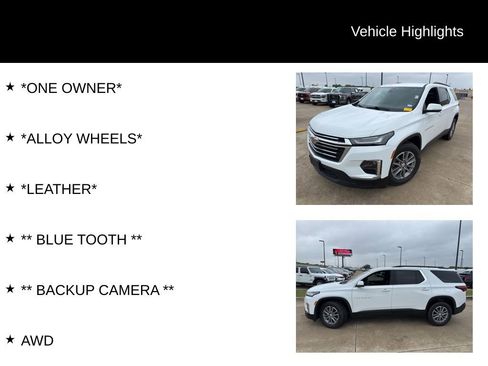 Used 2023 Chevrolet Traverse LT w/ LPO, Floor Liner Package image 4