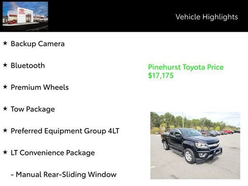 Used 2016 Chevrolet Colorado LT w/ LT Convenience Package image 19