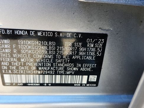 Certified 2023 Honda HR-V LX image 33