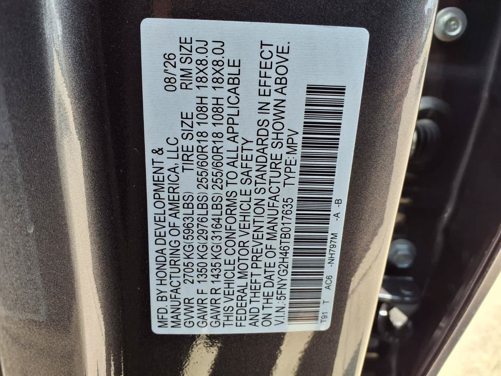 New 2026 Honda Pilot EX-L image 20