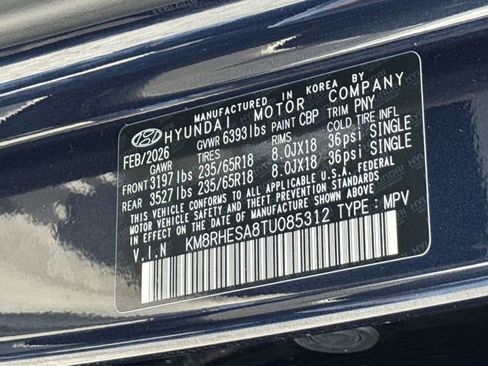 New 2026 Hyundai Palisade SEL Premium AWD/4WD image 33