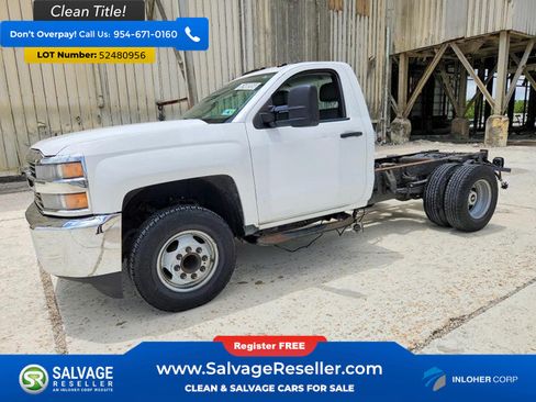 Used 2015 Chevrolet Silverado 3500 W/T RWD image 1