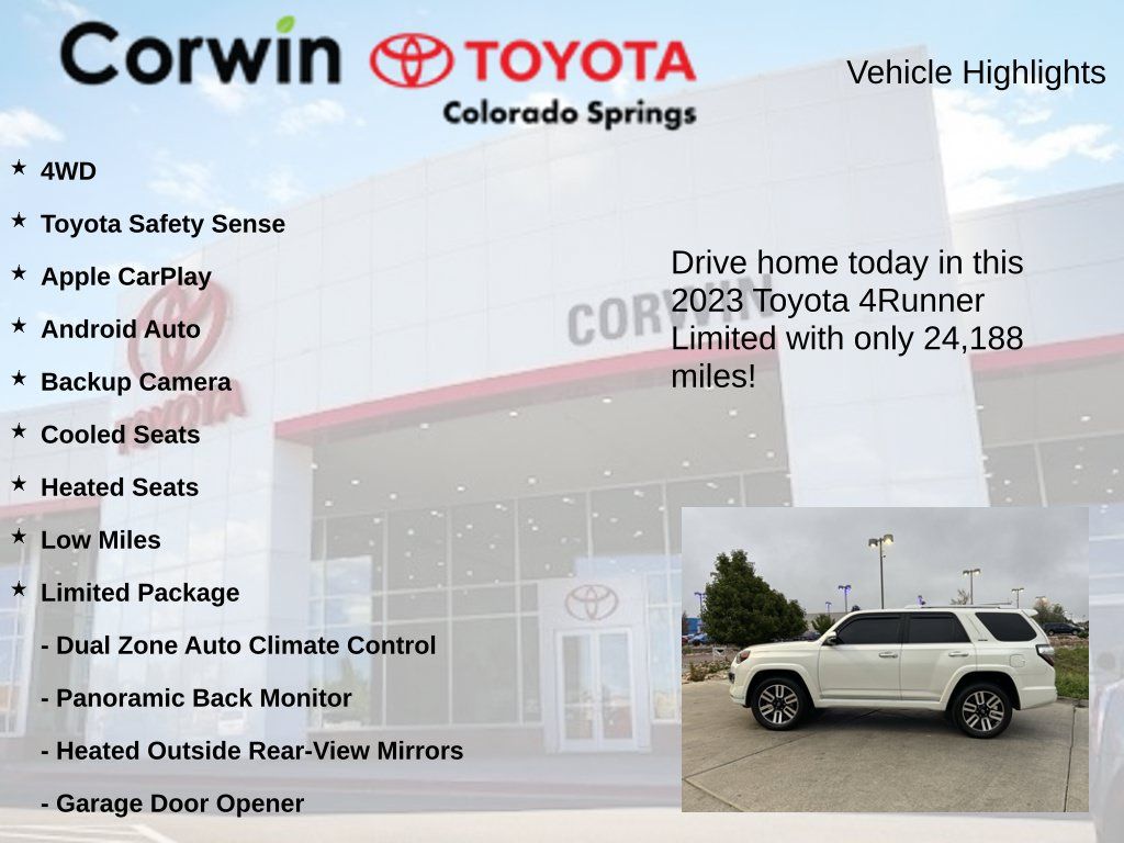 Used 2023 Toyota 4Runner Limited AWD/4WD image 6