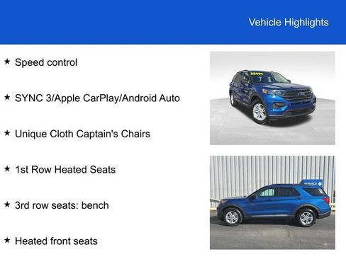 Used 2022 Ford Explorer XLT w/ Class IV Trailer Tow Package AWD/4WD image 3