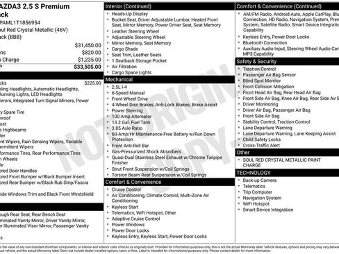 New 2026 MAZDA MAZDA3 2.5 S Premium image 3