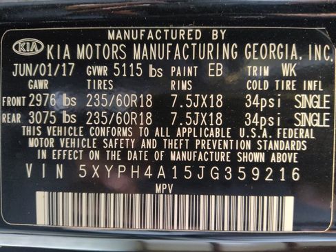 Used 2018 Kia Sorento EX FWD image 33