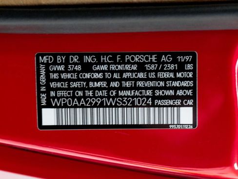 Used 1998 Porsche 911 Carrera image 87