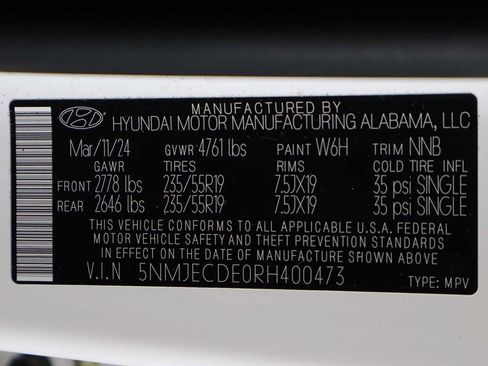 Certified 2024 Hyundai Tucson Limited AWD/4WD image 52