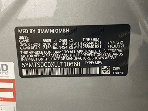 Used 2020 BMW X3 M w/ Executive Package image 21