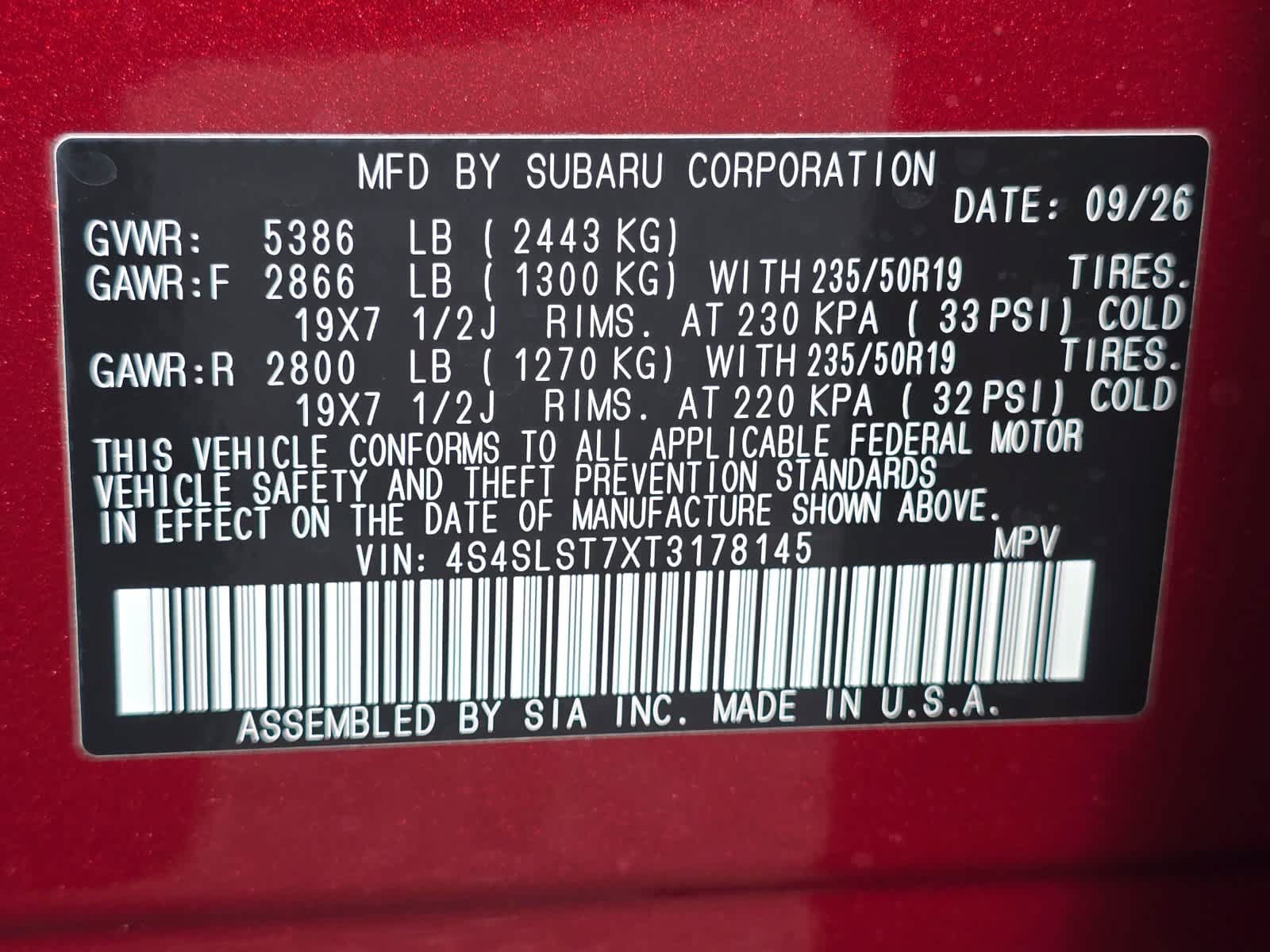 New 2026 Subaru Forester Touring AWD/4WD image 31