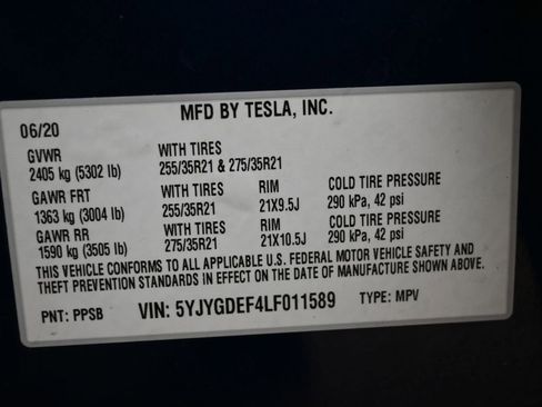 Used 2020 Tesla Model Y Performance image 47