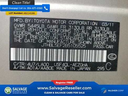 Used 2011 Lexus LS 460 w/ Comfort Pkg RWD image 16