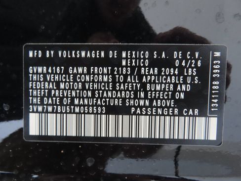 New 2026 Volkswagen Jetta SE FWD image 28