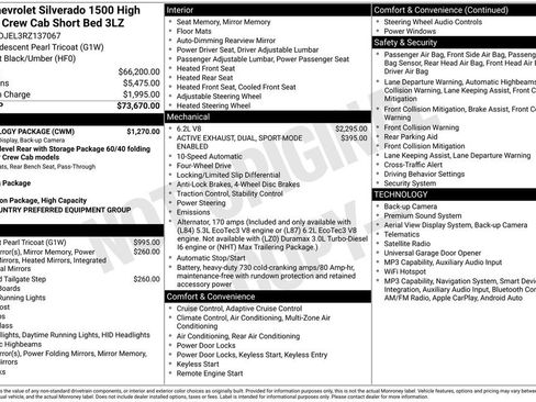 Certified 2024 Chevrolet Silverado 1500 High Country w/ Technology Package AWD/4WD image 2