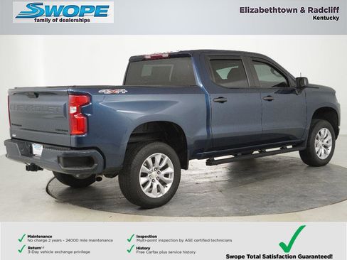 Used 2022 Chevrolet Silverado 1500 Custom w/ LPO, Dark Essentials Package image 3
