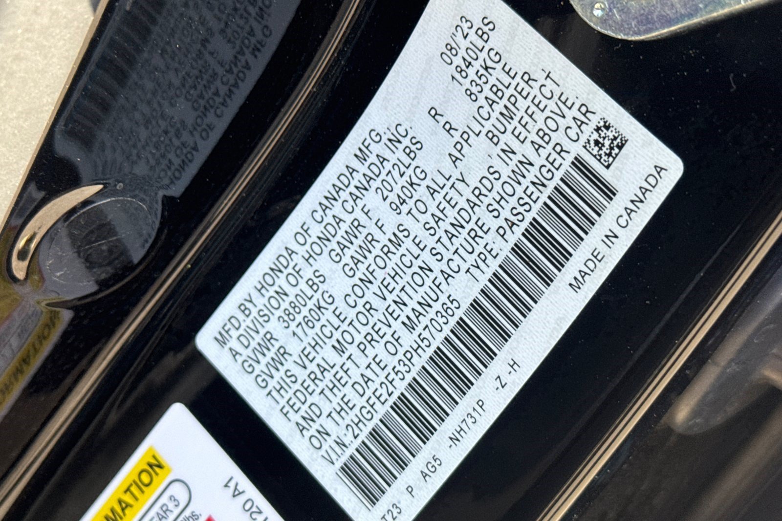 Used 2023 Honda Civic Sport image 25