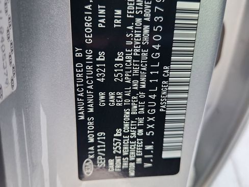 Used 2020 Kia Optima Premium image 20