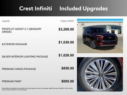 Certified 2025 INFINITI QX80 Sensory w/ Exterior Package image 5