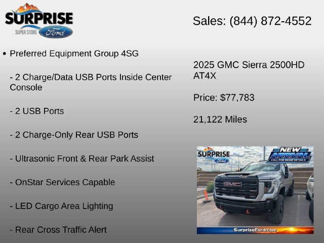 Used 2025 GMC Sierra 2500 AT4X AWD/4WD image 17