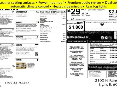 Used 2015 Volvo S60 T5 Premier image 23