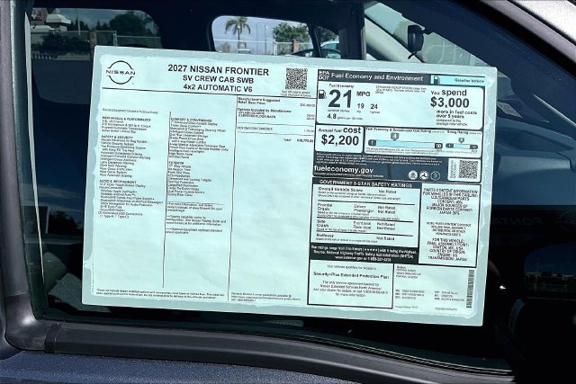 New 2027 Nissan Frontier SV RWD image 13