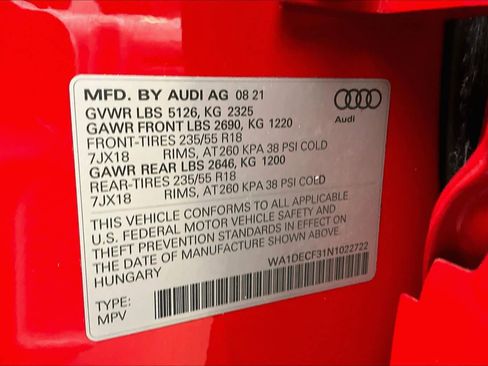 Used 2022 Audi Q3 2.0T Premium w/ Convenience Package image 65