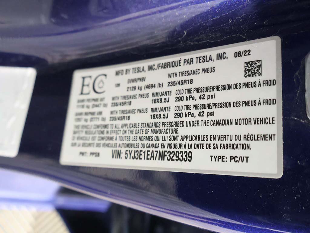 Used 2022 Tesla Model 3 RWD image 51